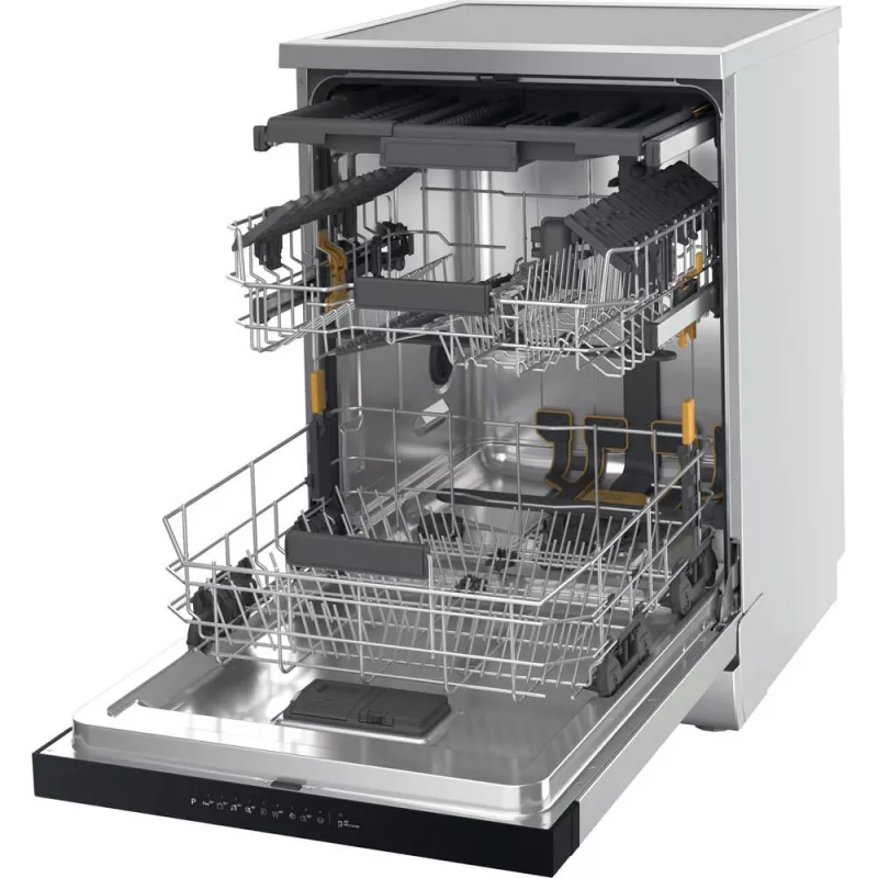 Whirlpool W7F HP33 X Freistehender Geschirrspüler 15 Maßgedecke 43 dB