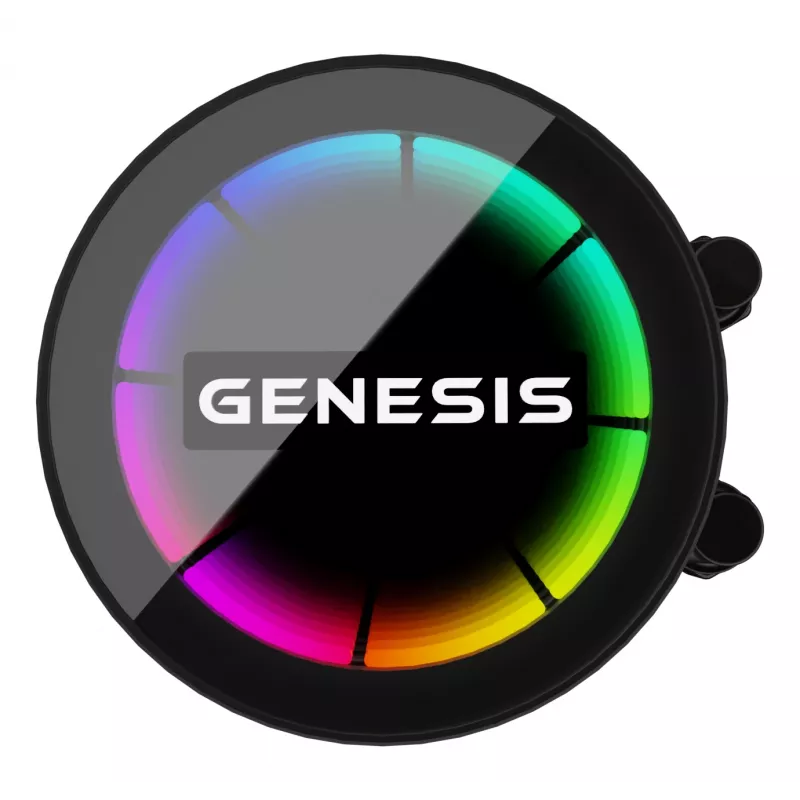 GENESIS NLG-2318 Computer-Kühlsystem Prozessor All-in-One-Flüssigkeitskühler Schwarz
