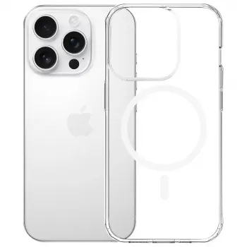 Handyhülle 3MK Armor MagCase für Apple iPhone 15 Pro MagSafe-kompatibel schlank-Design