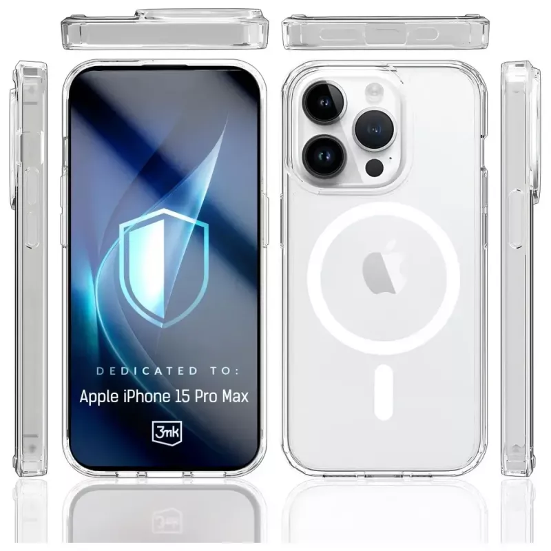 Handyhülle 3MK Armor MagCase für Apple iPhone 15 Pro Max – langlebiges, schlankes Magnetdesign