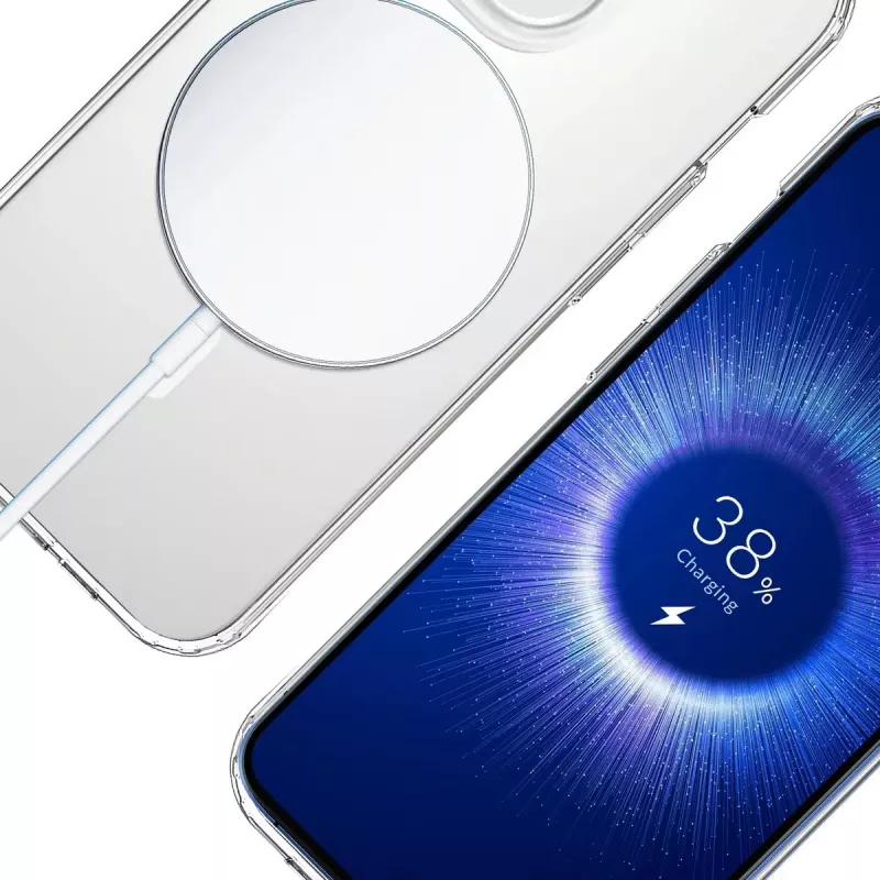 3MK Armor MagCase Hülle für iPhone 16 Pro Max, MagSafe, transparent, TPU