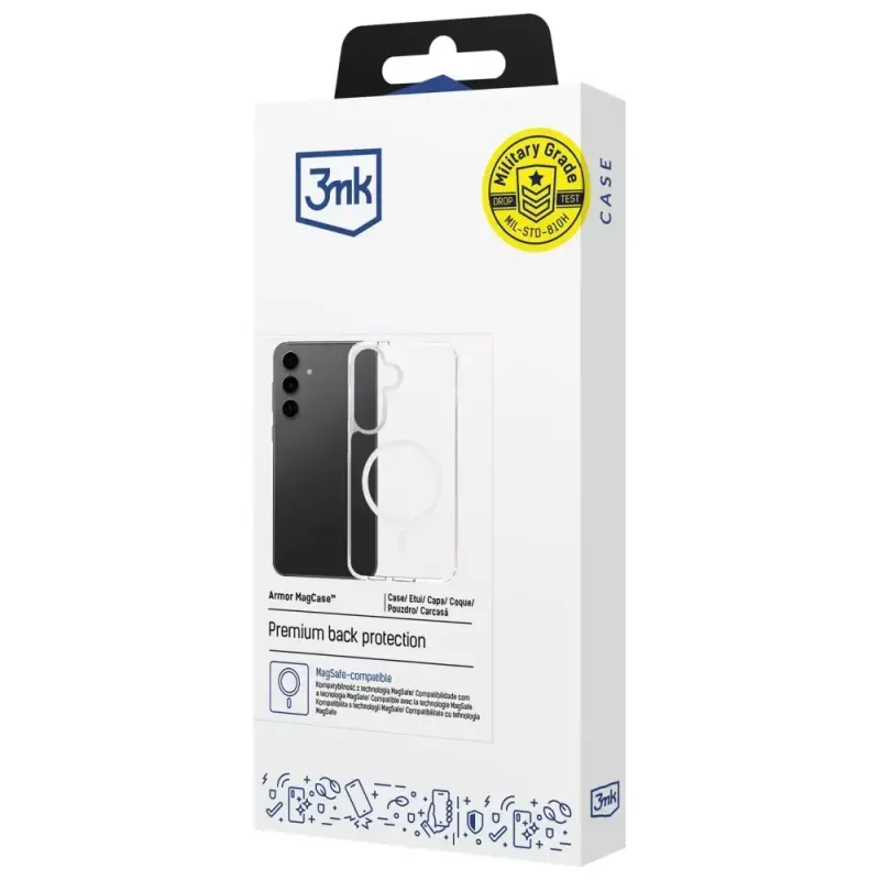 Schutzhülle 3MK Armor MagCase für Samsung Galaxy S24/S25 – robustes, schlankes Design