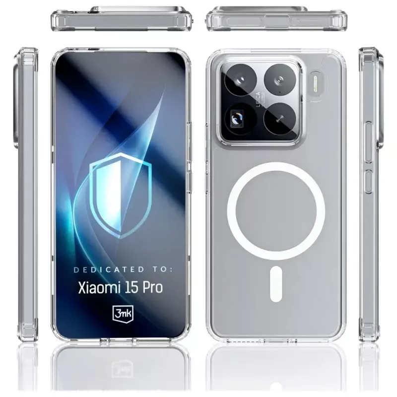 Schutz-MagCase Armor von 3MK für Xiaomi 15 Pro — schlanke, strapazierfähige Handyhülle