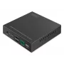 DIGITUS DS-55348 HDMI-Glasfaser-KVM-IP-Extender-Set, 4K/60 Hz, 40 km/300 m, IP 1G, Schwarz