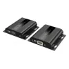 DIGITUS HDMI IP Extender Set - 4K/60Hz 120/200 m, PoE, One-to-Many, CAT, Schwarz