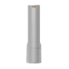 Hama FL60 LED-Taschenlampe, 60 lm, 30 m Reichweite, 3 Leuchtmodi, Aluminium, mit Batterien, Silber, 83 g
