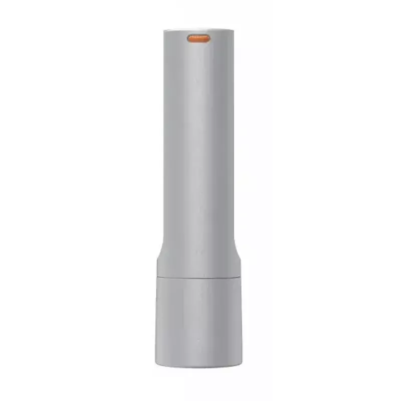 Hama FL60 LED-Taschenlampe, 60 lm, 30 m Reichweite, 3 Leuchtmodi, Aluminium, mit Batterien, Silber, 83 g