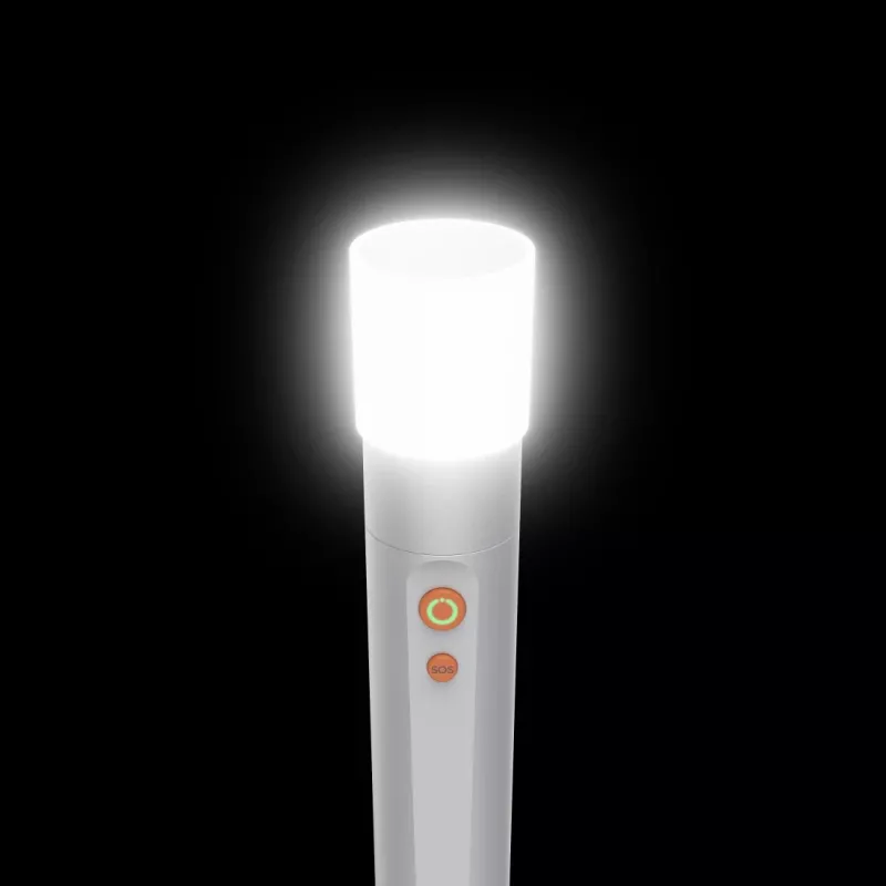 Handtaschenlampe Hama FL350-C Silber LED 3W USB wiederaufladbar