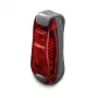Hama LED-Warnleuchte mit Clip, 2 Stück, 3 Leuchtmodi, IP44, CR2032-Batterie, Schwarz/Rot