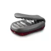 Hama LED-Warnleuchte mit Clip, 2 Stück, 3 Leuchtmodi, IP44, CR2032-Batterie, Schwarz/Rot