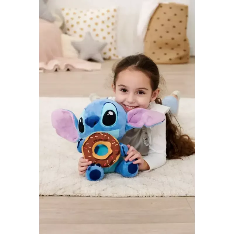 Plüschtier SIMBA Maskottchen Stitch mit Donut 25 cm Plüschfigur