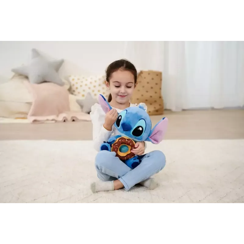 Plüschtier SIMBA Maskottchen Stitch mit Donut 25 cm Plüschfigur