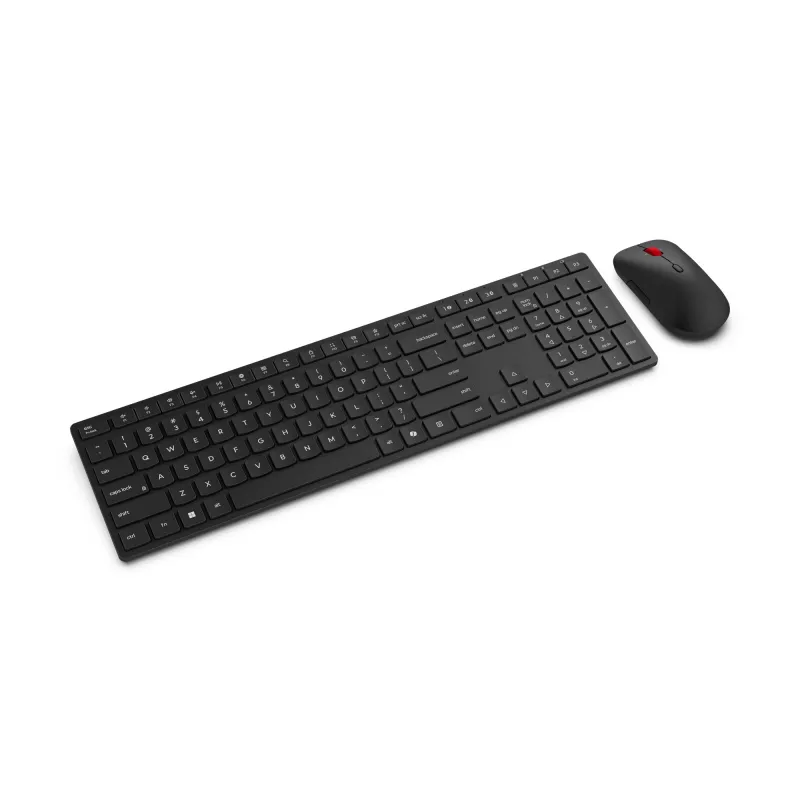 Lenovo 4X31S04810 Tastatur Maus enthalten Büro RF Wireless + Bluetooth US Englisch Schwarz