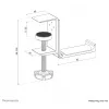 Neomounts ADS11-171SL Headset-Halter, universal, Klemmmontage, Aluminium, silber