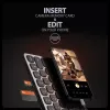 Axagon HMC-KB-NRD, USB 5Gbps Hub mit Tastatur, HDMI 4K/60Hz, 3x USB-A, SD/mSD, Audio, PD100, Nordisches Layout