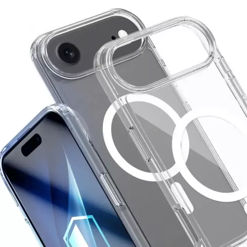 3MK Hülle für Apple iPhone 17 Air – transparente TPU/PU-Hülle, passend für 6,5 Zoll (16,5 cm) Bildschirm