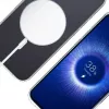 3mk Armor MagCase Hülle für Apple iPhone 17, MagSafe-kompatibel, TPU-Backcover, verstärkte Ecken, transparent