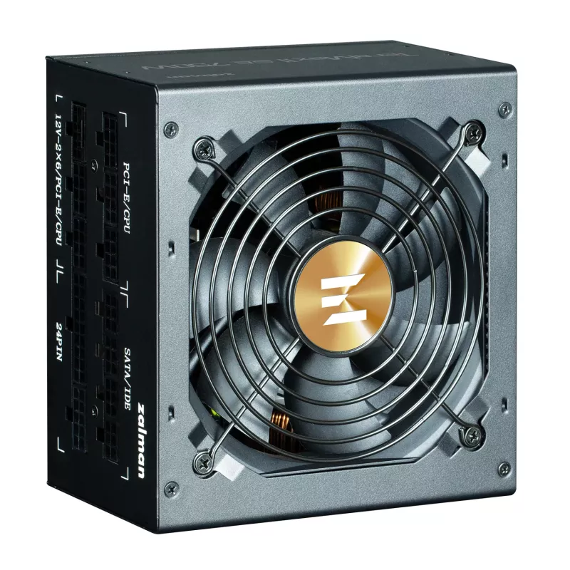 Netzteil ZALMAN TeramaxII SE 750 W ATX 18+10 Pin, 80 PLUS Gold, 120 mm Lüfter, schwarz