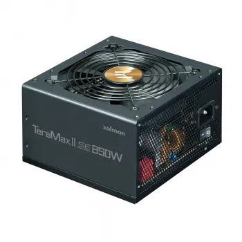 Netzteil Zalman TeramaxII SE 850 W ATX 18+10 Pin, 80 PLUS Gold, 120 mm Lüfter, schwarz