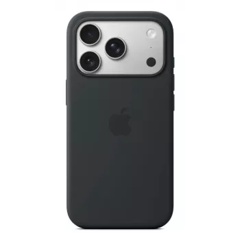 Apple Silikon Case mit MagSafe iPhone 17 Pro Schwarz