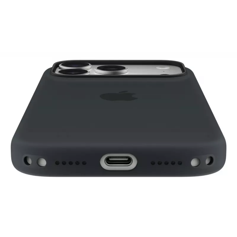 Apple Silikon Case mit MagSafe iPhone 17 Pro Schwarz