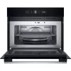 Whirlpool WMW57DHMX Schwarz, Edelstahl Kombi-Mikrowelle Einbau 40 L 900 W