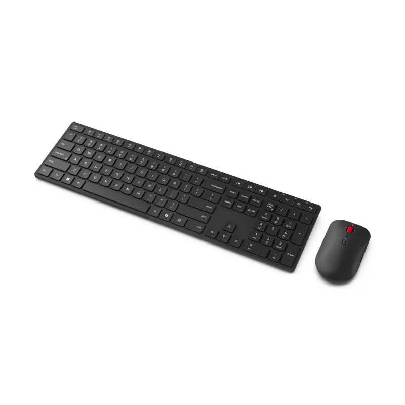 Lenovo 4X31S04848 Tastatur Maus enthalten Büro RF Wireless + Bluetooth US-Englisch Schwarz