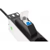 DIGITUS DN-95439 19-Zoll 1HE Aluminium Rack-PDU, 7x Schuko-Steckdosen, Leitungsschutzschalter, 16 A, 4000 W, 230 V, 50/60 Hz, 1,8 m Kabel