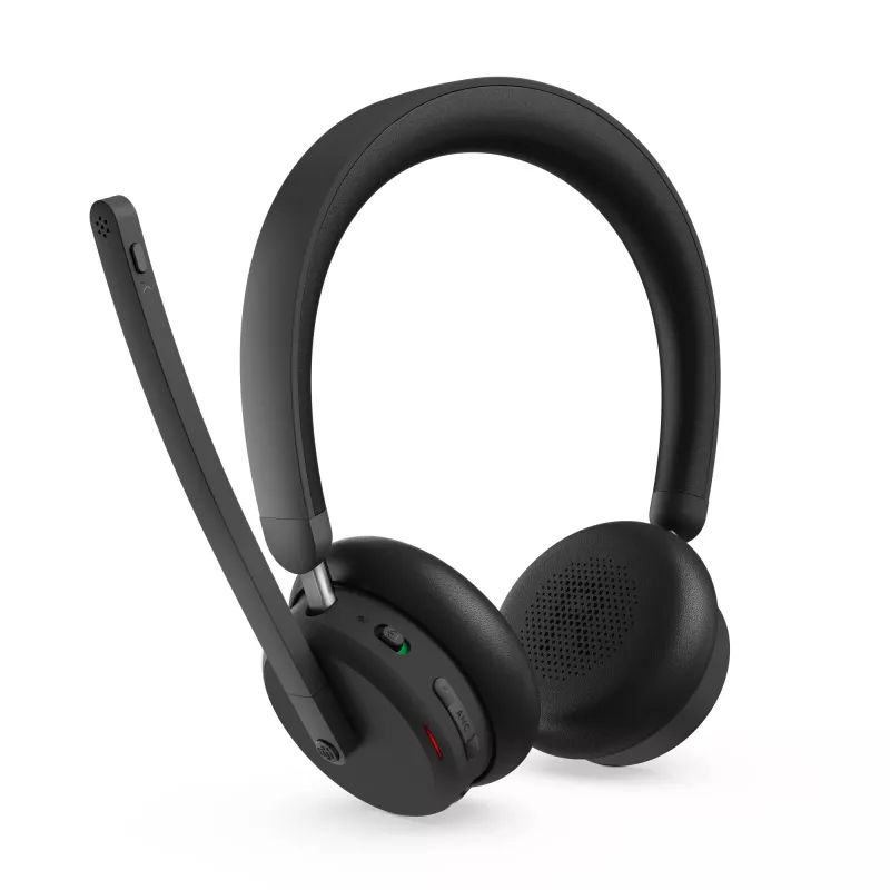 Lenovo 6550 Headset Kabellos Kopfband Office/Callcenter USB Type-C Bluetooth Schwarz