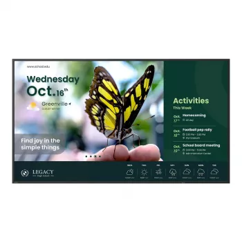 BenQ ST5504 Digital Signage Flachbildschirm 139,7 cm (55 Zoll) LCD 350 cd/m² 4K Ultra HD Schwarz Eingebauter Prozessor Android 18/7