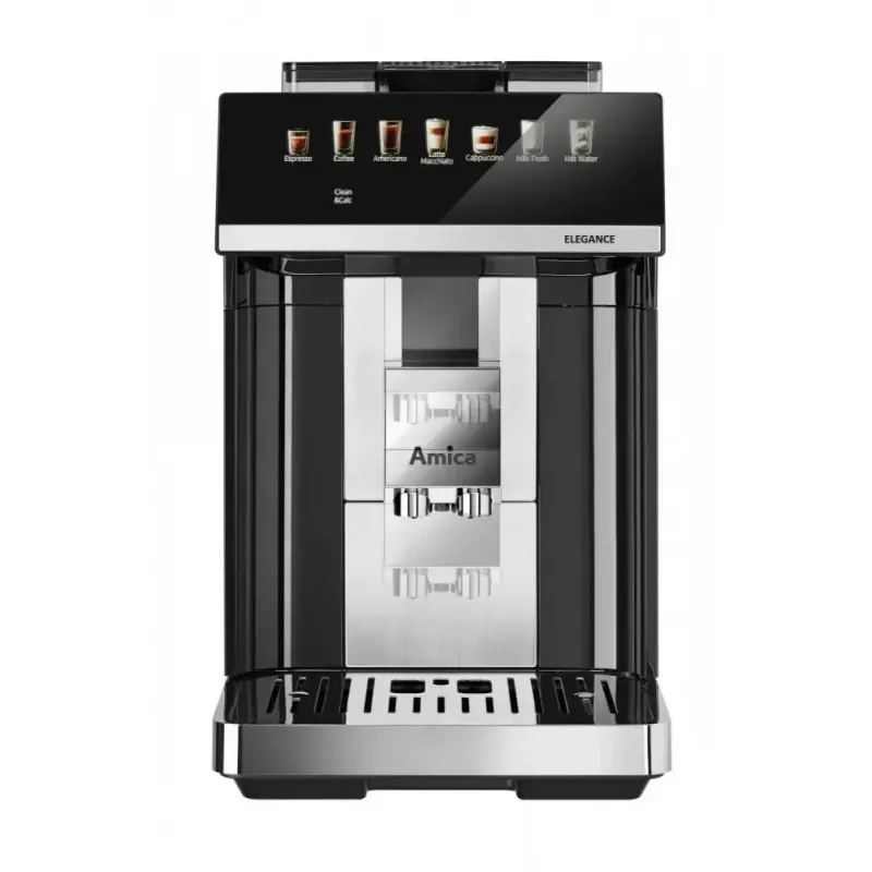 Amica Elegance CM 7011 Espressomaschine, Stahlmahlwerk, integriertes Milchaufschäumsystem
