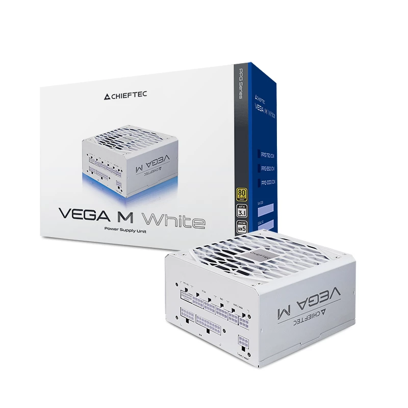 Chieftec Vega PPG-850-CW Netzteil 850 W 20+4-Pin-ATX ATX Weiß