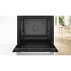 Einbau-Elektrobackofen Bosch Serie 6 HBG536EW4 — 71 L, 3400 W, weiß, EasyClean, 10 Automatikprogramme