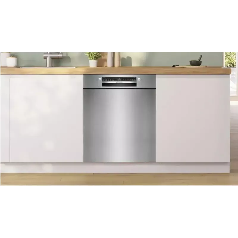 Einbau-Geschirrspüler Bosch SMU2HVS06E — 60 cm vollintegriert, 14 Maßgedecke, 5 Programme, Wärmetauscher-Trocknung