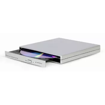 GEMBIRD Externes USB-DVD-Laufwerk, Silber