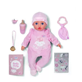 Puppe zapf creation ZAPF BABY born Annabell 43cm – Babypuppe, 43 cm