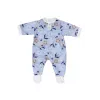 Puppen-Strampler ZAPF BABY born Strampler Blau für 43 cm Puppen, Stoff, faltbar, Alter 3+