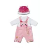 Puppenkleiderset ZAPF BABY born Strampler mit Mütze für 43 cm Puppen, mehrfarbig, faltbar, ab 3 Jahren