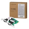 LogiLink PC0031 PCIe-Schnittstellenkarte, 2x seriell (COM)