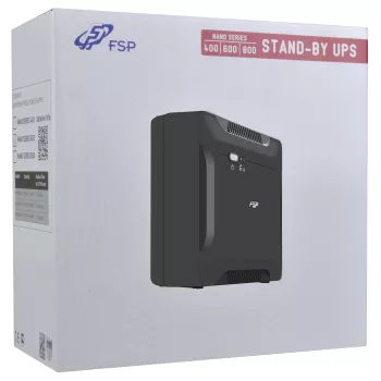 FSP Nano 600 USV (Unterbrechungsfreie Stromversorgung) Standby (Offline) 0,6 kVA 360 W 2 AC-Ausgänge