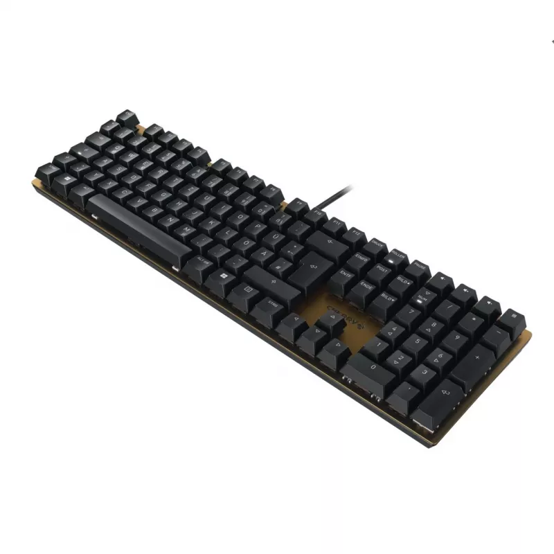 CHERRY KC 200 MX Tastatur Universal USB QWERTZ Deutsch Schwarz, Bronze