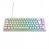 CHERRY XTRFY K5V2 RGB kompakte kabelgebundene mechanische 65-%-Gaming-Tastatur, CHERRY MX2A Red, deutsches QWERTZ-Layout, Weiß
