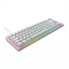 CHERRY XTRFY K5V2 RGB kompakte kabelgebundene mechanische 65-%-Gaming-Tastatur, CHERRY MX2A Red, deutsches QWERTZ-Layout, Weiß