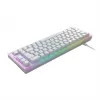 CHERRY XTRFY K5V2 RGB kompakte kabelgebundene mechanische 65-%-Gaming-Tastatur, CHERRY MX2A Red, deutsches QWERTZ-Layout, Weiß