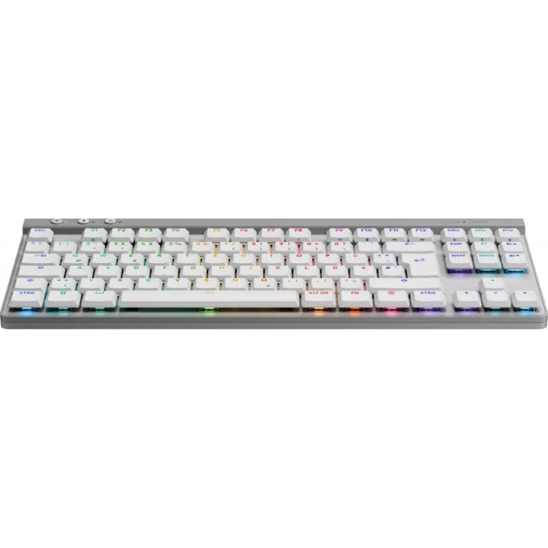 Logitech G515 LIGHTSPEED TKL kabellose Gaming-Tastatur, QWERTZ Deutsch, Weiß