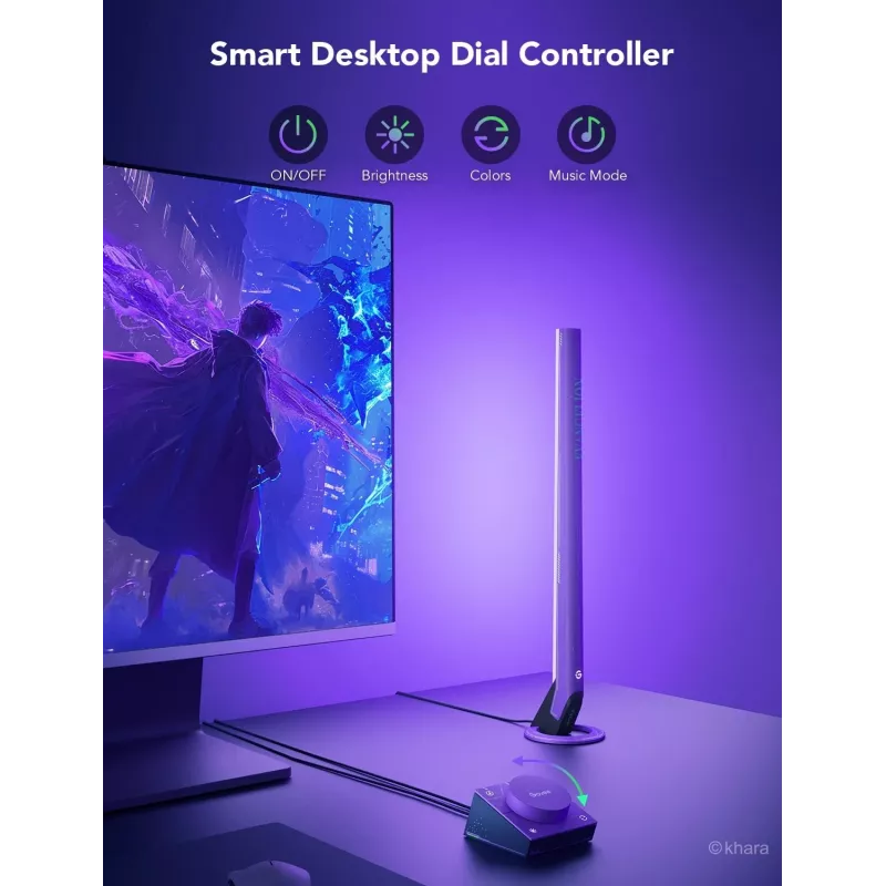 Govee H6047 RGBIC intelligente Gaming-Lichtleisten, 24 W, WLAN/Bluetooth