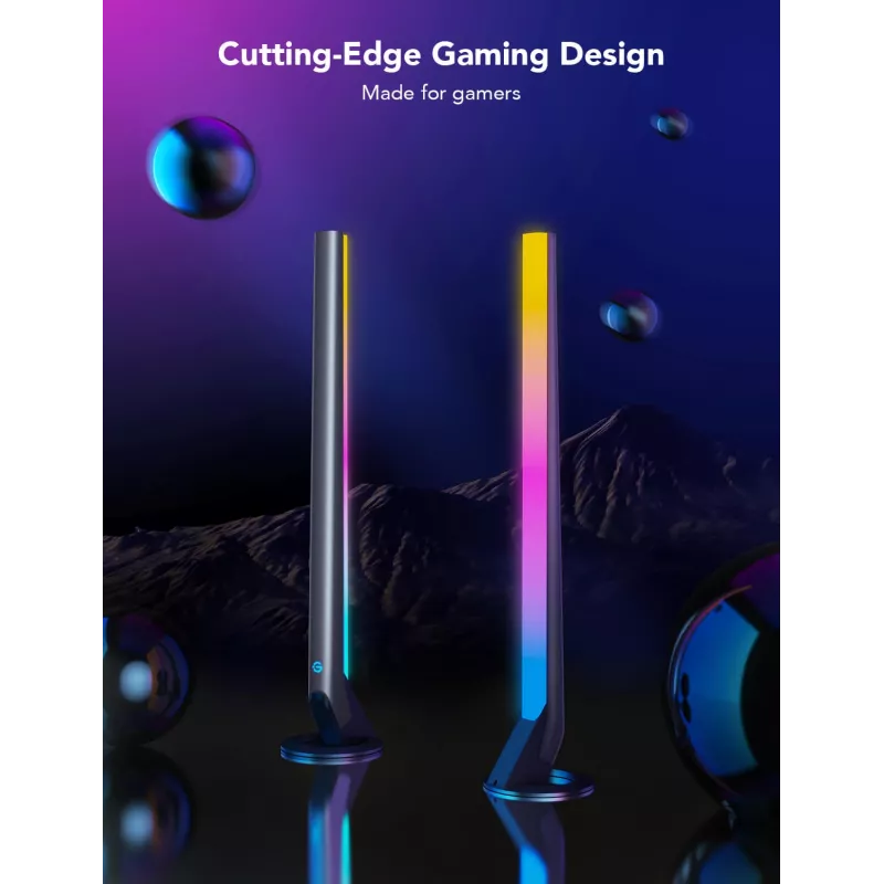 Govee H6047 RGBIC intelligente Gaming-Lichtleisten, 24 W, WLAN/Bluetooth