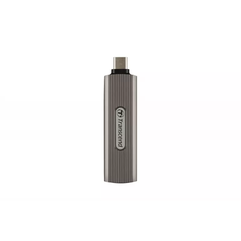 TRANSCEND SSD - Esd330c Portable Drive - 2 TB - USB Typ-C - Dunkelgraubraun