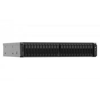 QNAP TS-h2490FU NAS Rack (2U) EPYC 7302P 128 GB DDR4 0 TB QuTS hero Black, Grau