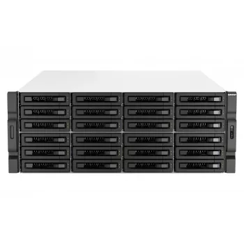 QNAP TS-H3087XU-RP NAS Rack (4U) Intel Xeon E E-2378 64 GB DDR4 0 TB QuTS hero Black, Weiß